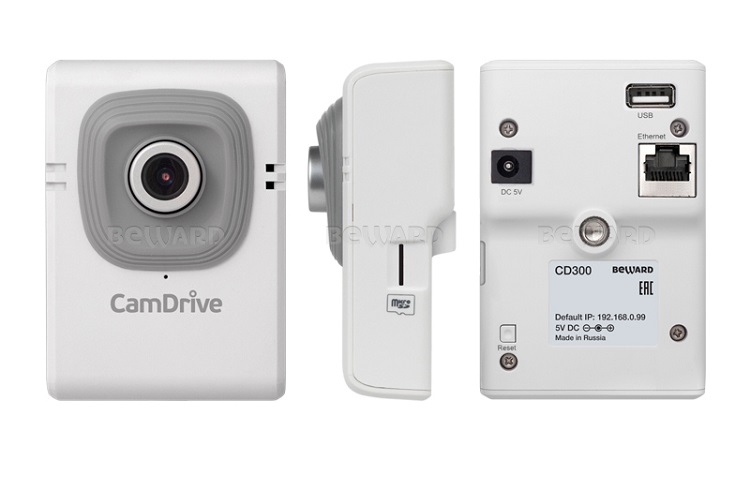 IP-видеокамера миниатюрная 1 Мп BEWARD CD300