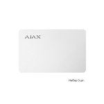 Комплект бесконтактных карт Ajax Pass (3 шт) белый