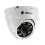 IP-видеокамера 4 Мп купольная OPTIMUS IP-E024.0(2.8)PL