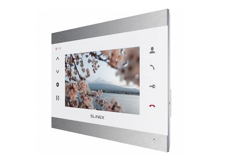 Монитор видеодомофона SLINEX SL-07MHD серебро + белый