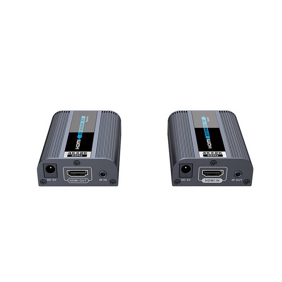 HDMI удлинитель Lenkeng. Удлинитель-разветвитель 1*4 HDMI ИК cat6 Lenkeng.