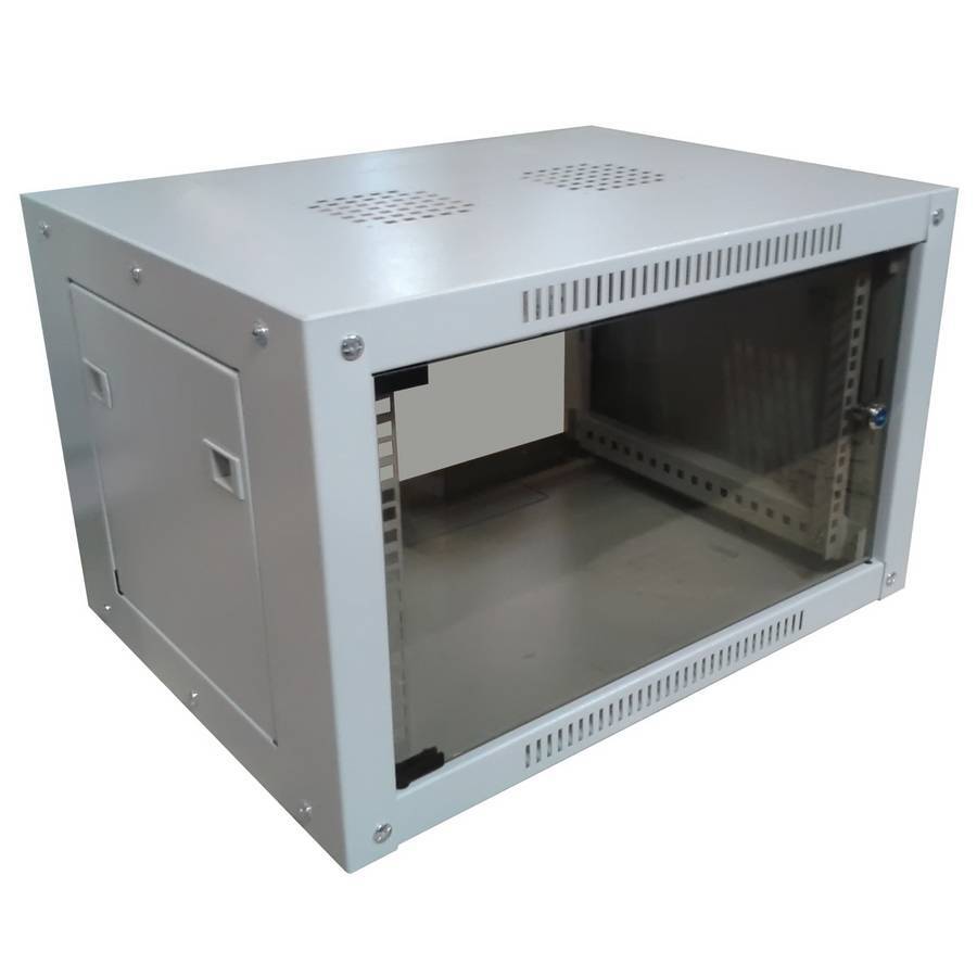 Шкаф телекоммуникационный настенный TANTOS TSn-6U600W-G — купить по цене  6900 руб. в интернет-магазине telecamera.ru