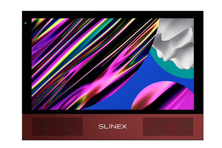 Монитор видеодомофона SLINEX Sonik 10 черный + розовое золото