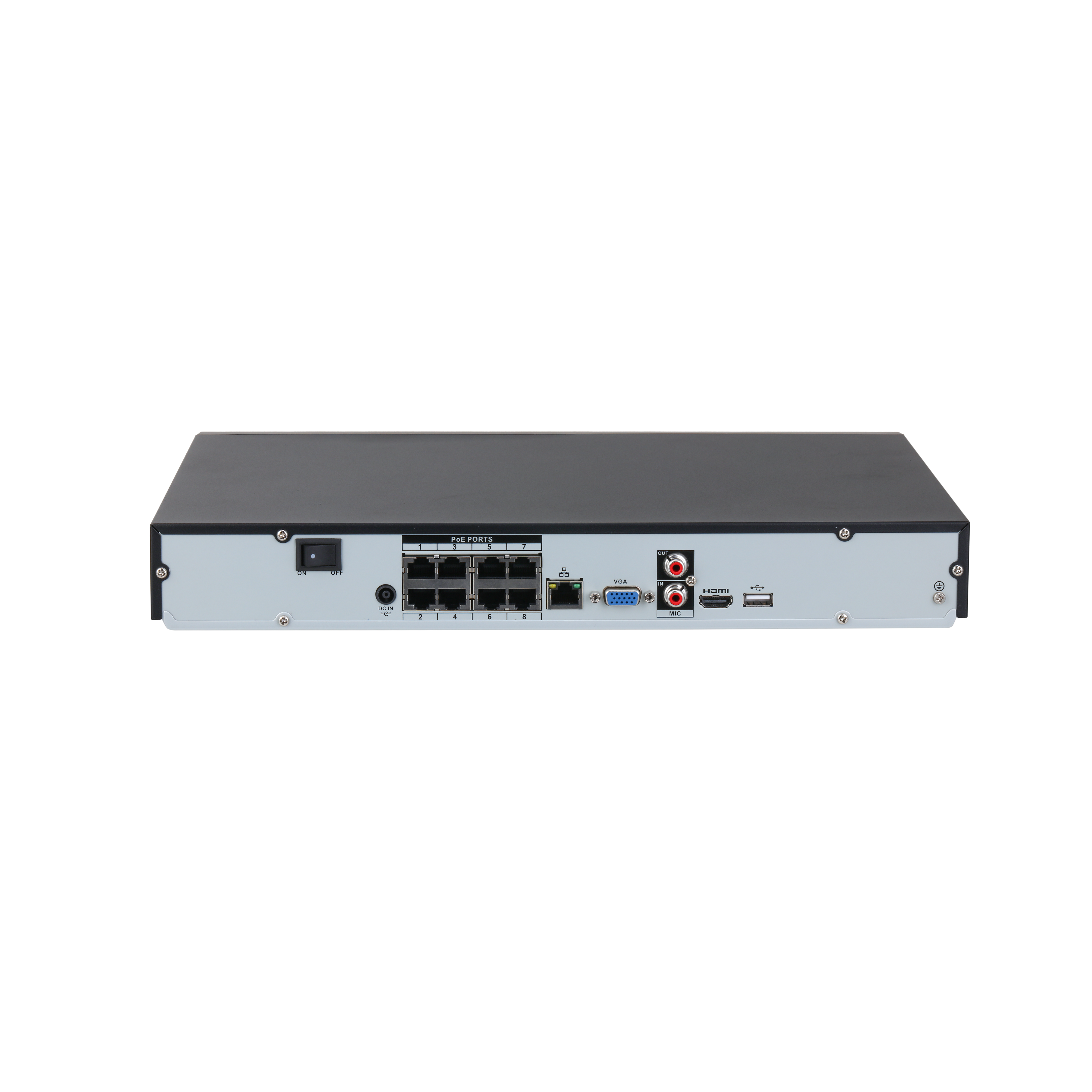 IP-видеорегистратор 8-канальный 4K Dahua DHI-NVR2208-8P-I
