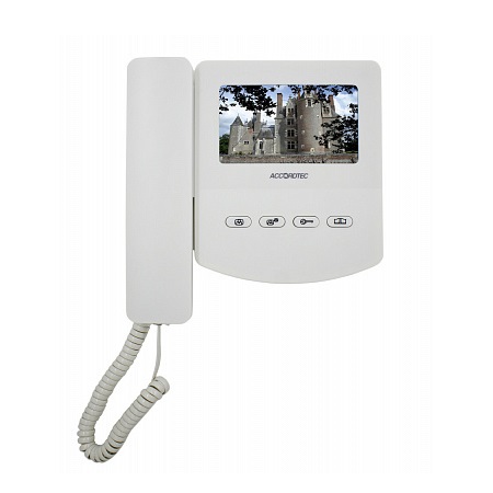 Монитор видеодомофона 4,3" AccordTec AT-VD433C белый