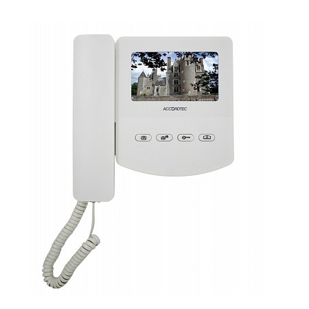 Монитор видеодомофона 4,3" координатный AccordTec AT-VD433С K EXEL белый