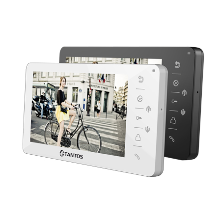 Монитор цветного видеодомофона TANTOS Amelie HD XL белый