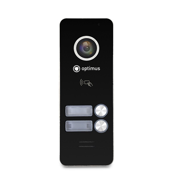 Вызывная панель видеодомофона Optimus DSH-1080/2 (черный)