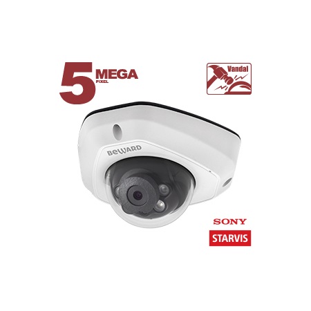 IP-видеокамера 5 Мп купольная BEWARD SV3210DM (2.8 мм)