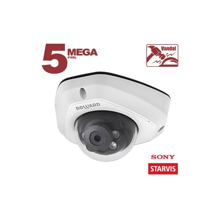IP-видеокамера 5 Мп купольная BEWARD SV3210DM (3.6 мм)