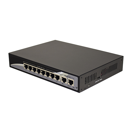 10-портовый POE Ethernet-коммутатор TANTOS TSn-8P10V