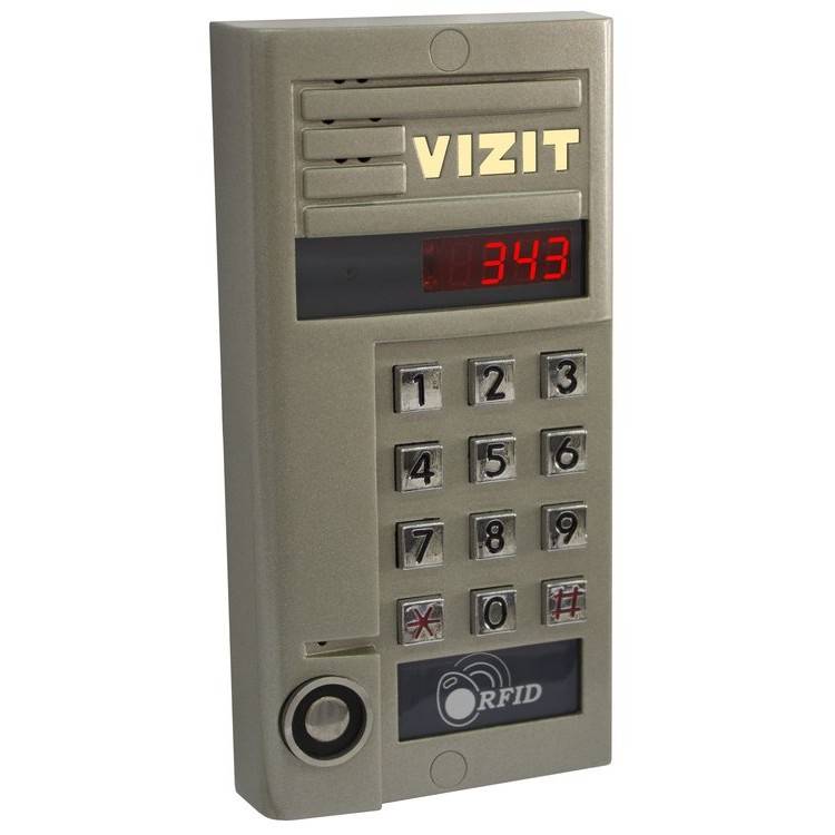 Блок вызова видеодомофона VIZIT БВД-343RTCPL