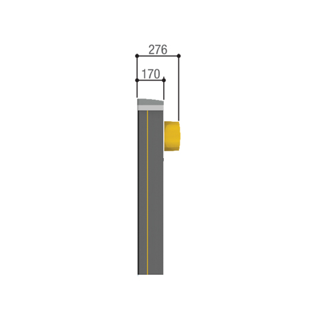 Комплект шлагбаума CAME GARD PT 4 для проездов до 3,8 м