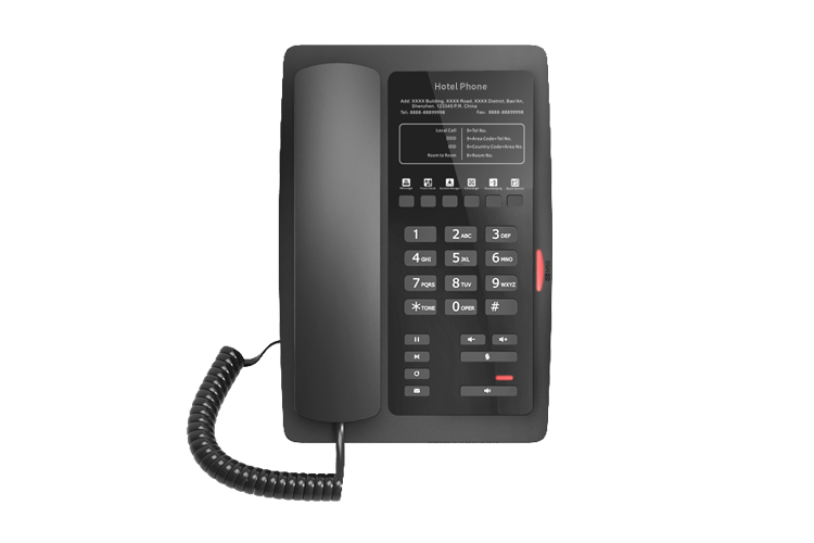 IP-телефон для гостиниц FANVIL H3W черный