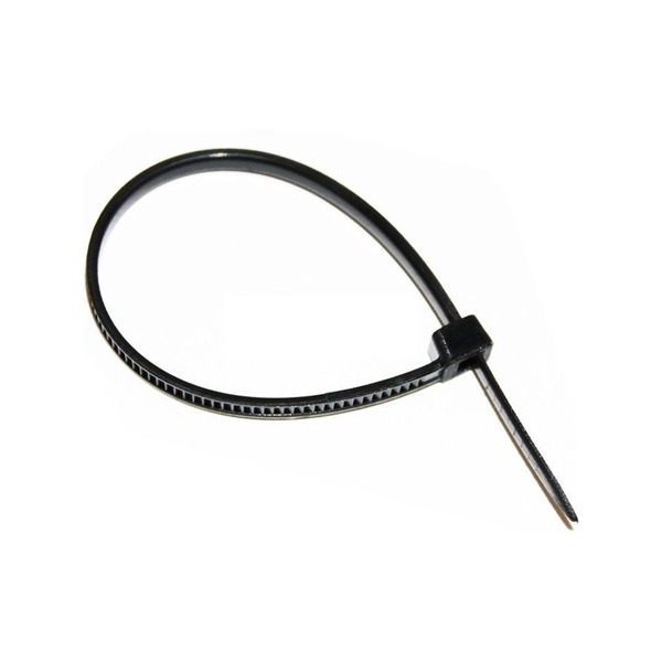 Стяжка для кабеля 200х2,5 чёрная (100 шт)