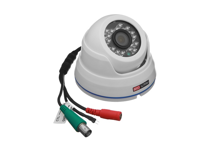 AHD-видеокамера купольная для помещений PRACTICAM PT-AHD1080P-C-IR
