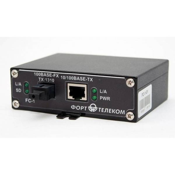 Медиаконвертер оптический TFortis FC-1-15 — купить по цене 5450 руб. в ...