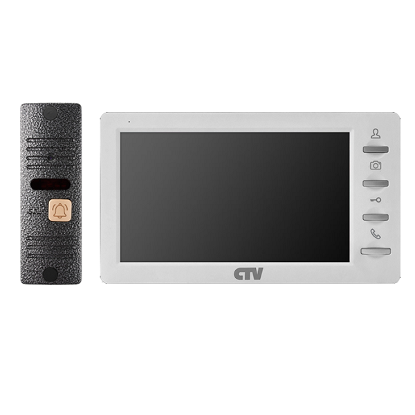 Комплект видеомонитора CTV-DP1701 S белый