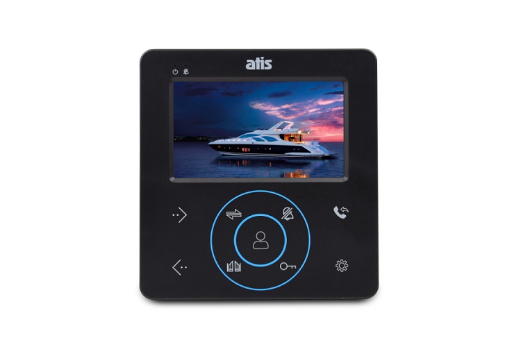 Комплект видеодомофона ATIX AT-I-K410C/T Black